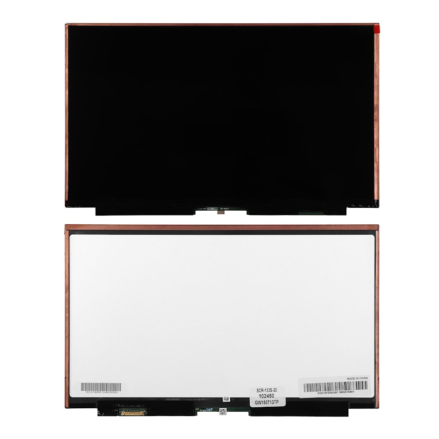 Матрица для ноутбука 13.3" 1920x1080 FHD, 30 pin eDP, Slim, LED, ADS, без крепления, матовая. PN: VVX13F009G0013092T.