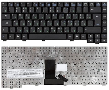 Клавиатура Asus A3 A3000, A6 A6000 черная