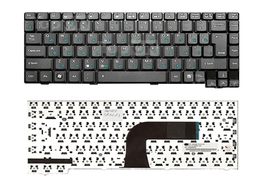 Клавиатура для ноутбука Asus A3A, A3E, A3H, A3V черная