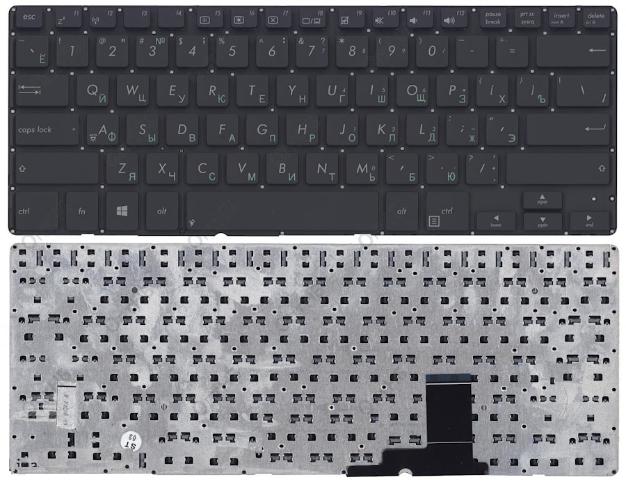 Клавиатура для ноутбука Asus BU400, BU400A, BU400V, BU401 черная