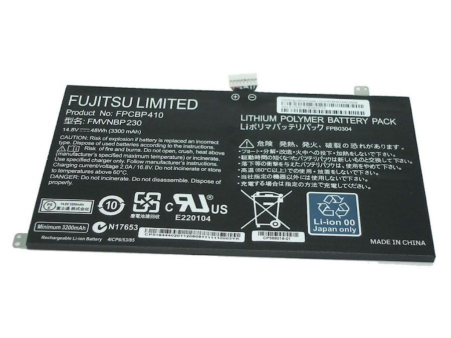 Аккумулятор Fujitsu Lifebook U554, U574, (FPCBP410, FMVNBP230), 3300mAh, 14.8V, ORG