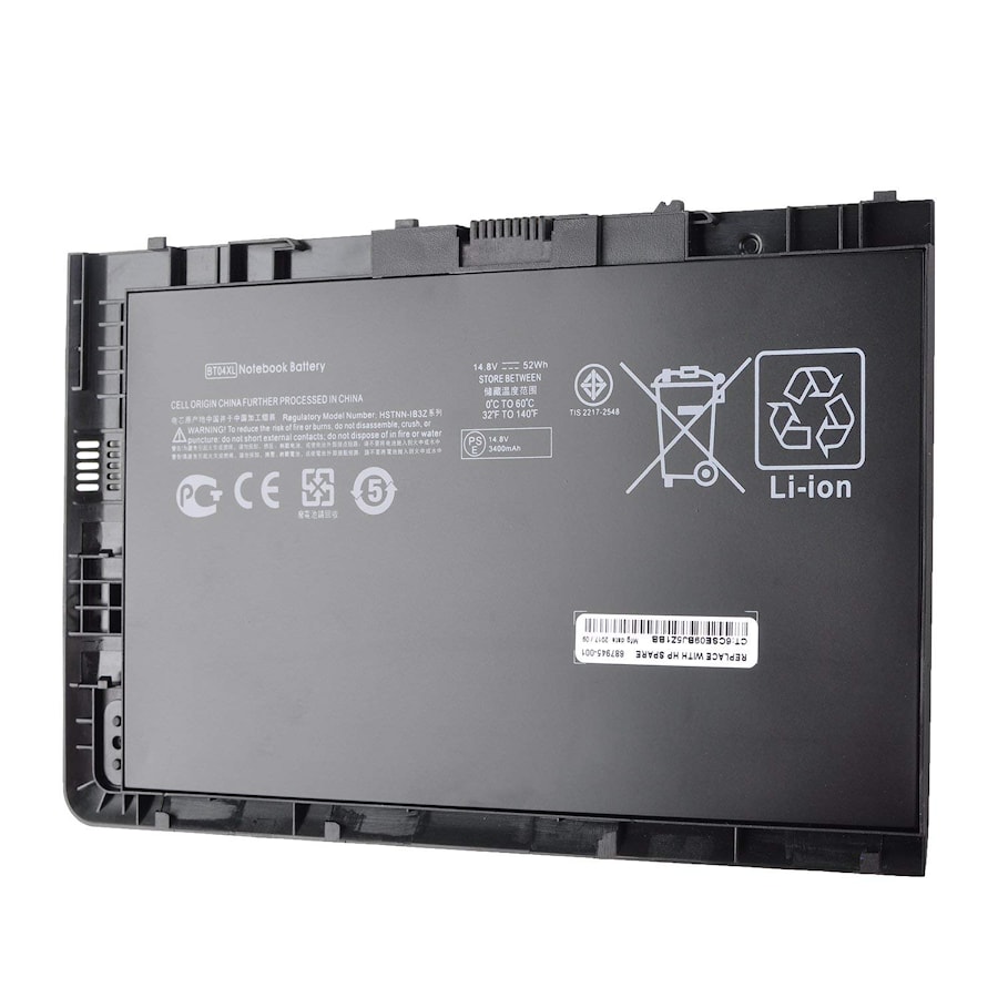Аккумулятор для HP EliteBook Folio 9470M, 9480M, 1040 G1, (BT04XL), 52Wh, 14.8V