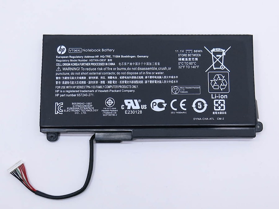 Аккумулятор для HP Envy 17-3000, 17-3080, 17-3200, 17-3270, (VT06XL, HSTNN-DB3F), 86Wh, 7450mAh, 10.8V