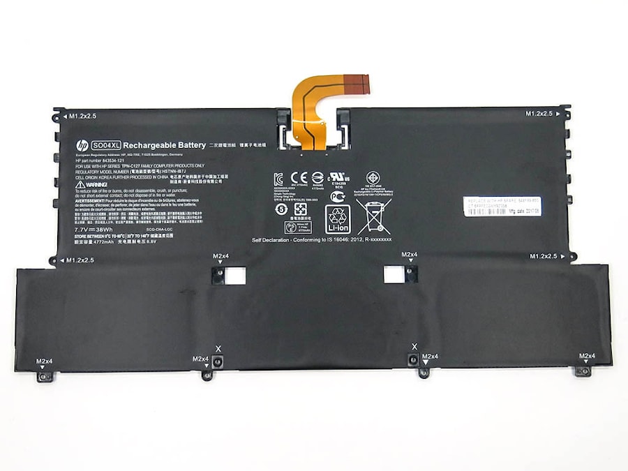 Аккумулятор для HP Spectre 13-V, 13-AF, (SO04XL, HSTNN-IB7J), 38Wh, 7.7V