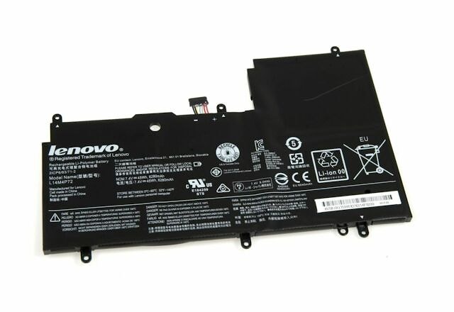 Аккумулятор для Lenovo Yoga 3 14, Yoga 3-1470, Yoga 700-14isk, , (L14S4P72), 45Wh, 6280mAh, 7.4V