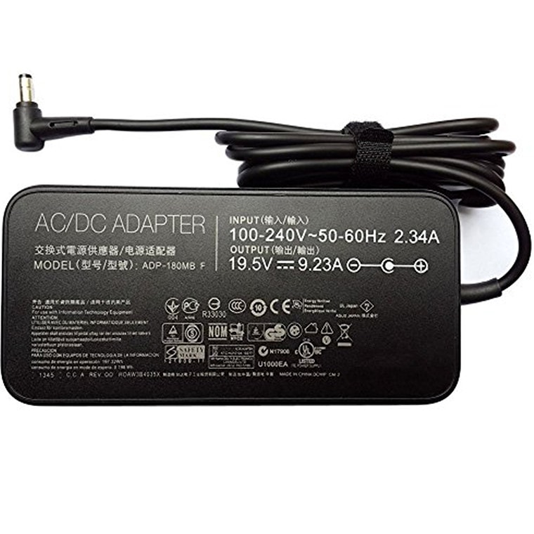 Блок питания (зарядное) Asus 6.0x3.7мм, 180W (19.5V, 9.23A) без сетевого кабеля, ORG (slim type)