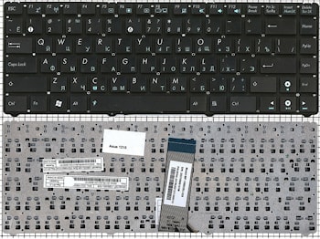 Клавиатура Asus EeePC 1215, 1225, 1225B, 1225C черная, без рамки