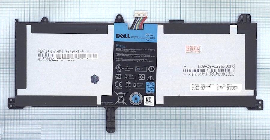 Аккумуляторная батарея (FP02G, JD33K) для DELL XPS 10 TABLET ORG