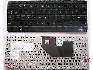 Клавиатура для ноутбука HP Mini 110-3000, CQ10-400 черная, с рамкой