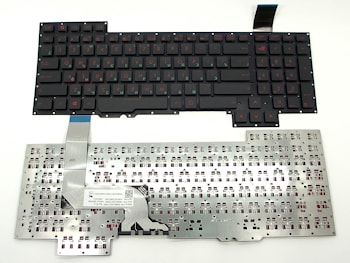 Клавиатура Asus G751, G751JL, G751JM, G751JT, G751JY без рамки, под подсветку