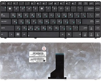 Клавиатура для ноутбука Asus B43, K43, K84, N43, P42, P43 черная