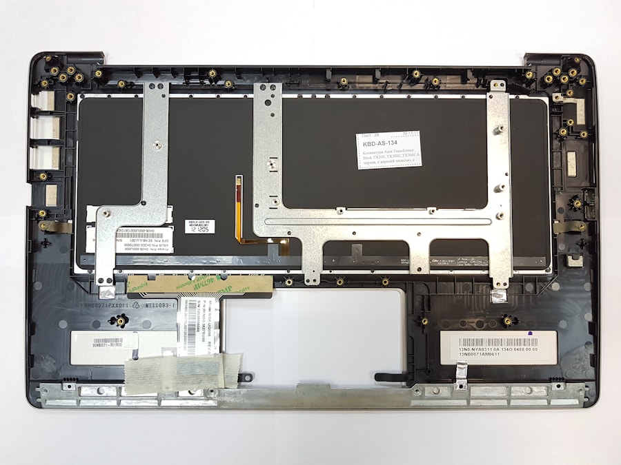 Клавиатура для ноутбука Asus TX300, TX300C,TX300CA черная, с подсветкой, верхняя панель в сборе