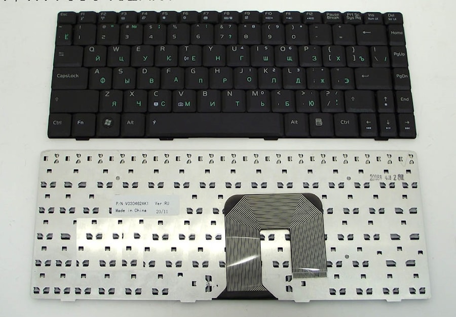 Клавиатура для ноутбука Asus U3, F9, F6, F6A, F6E, F6H, F6S, F6V, F6Ve черная