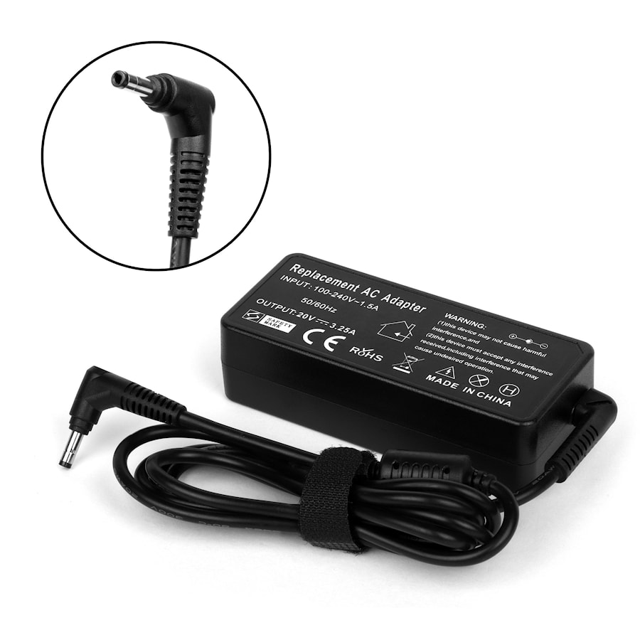 Блок питания (зарядное) для ноутбука Lenovo 20V 3.25A (4.0x1.7mm) 65W. PN: 5A10J40449, ADLX65CLGE2A.