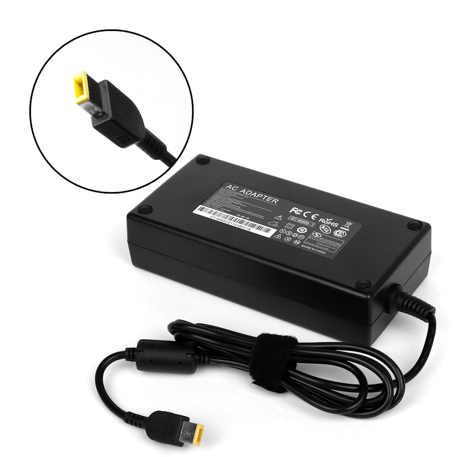 Блок питания (зарядное) для ноутбука Lenovo 19.5V 10.8A (прямоугольный разъем USB) 210W.