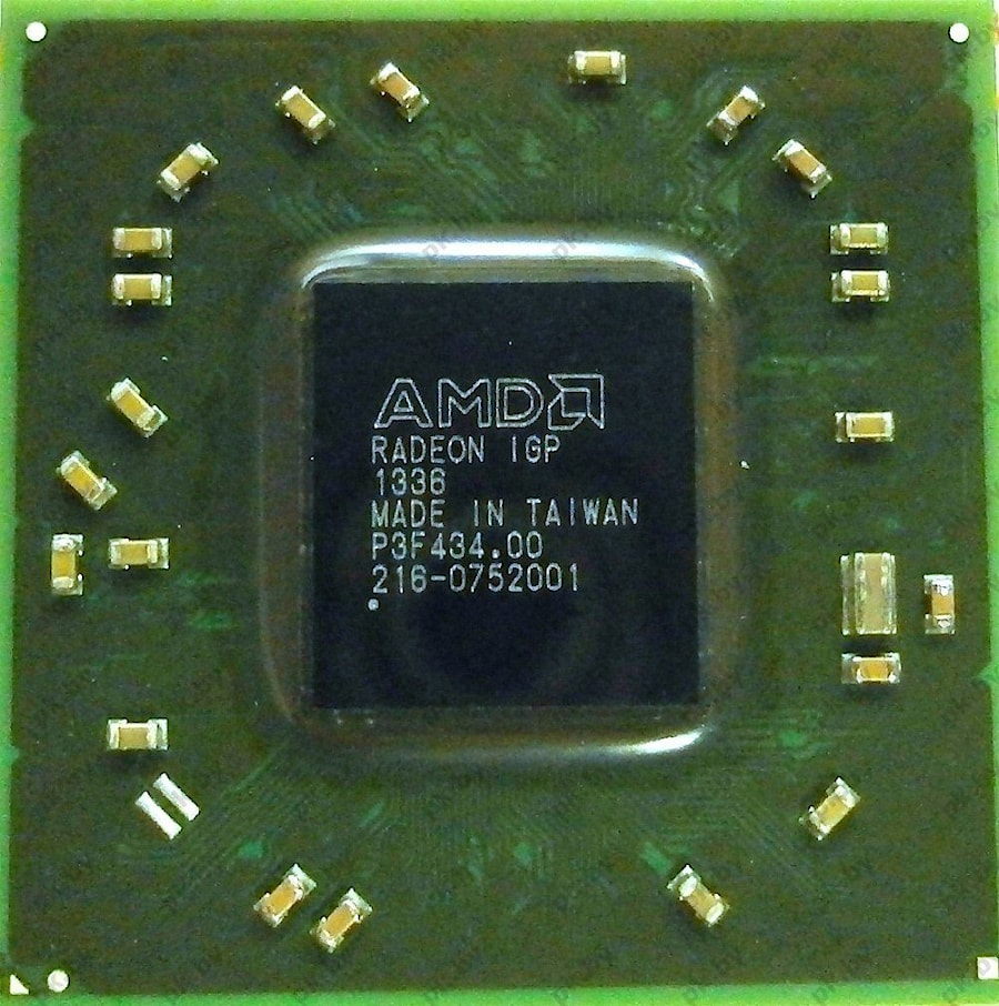 Чип AMD 216-0752001, код данных 17