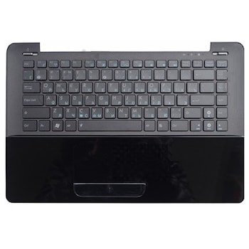 Клавиатура для ноутбука Asus UX30, UX30S черная, с черной верхней панелью