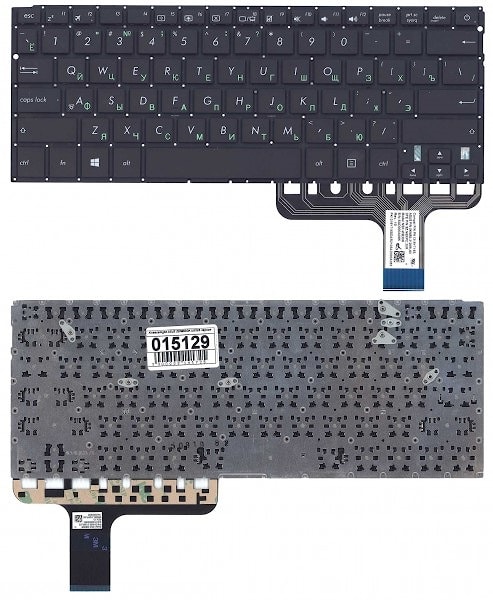 Клавиатура для ноутбука Asus UX305, UX302L, UX302LA, UX302LG черная, без рамки