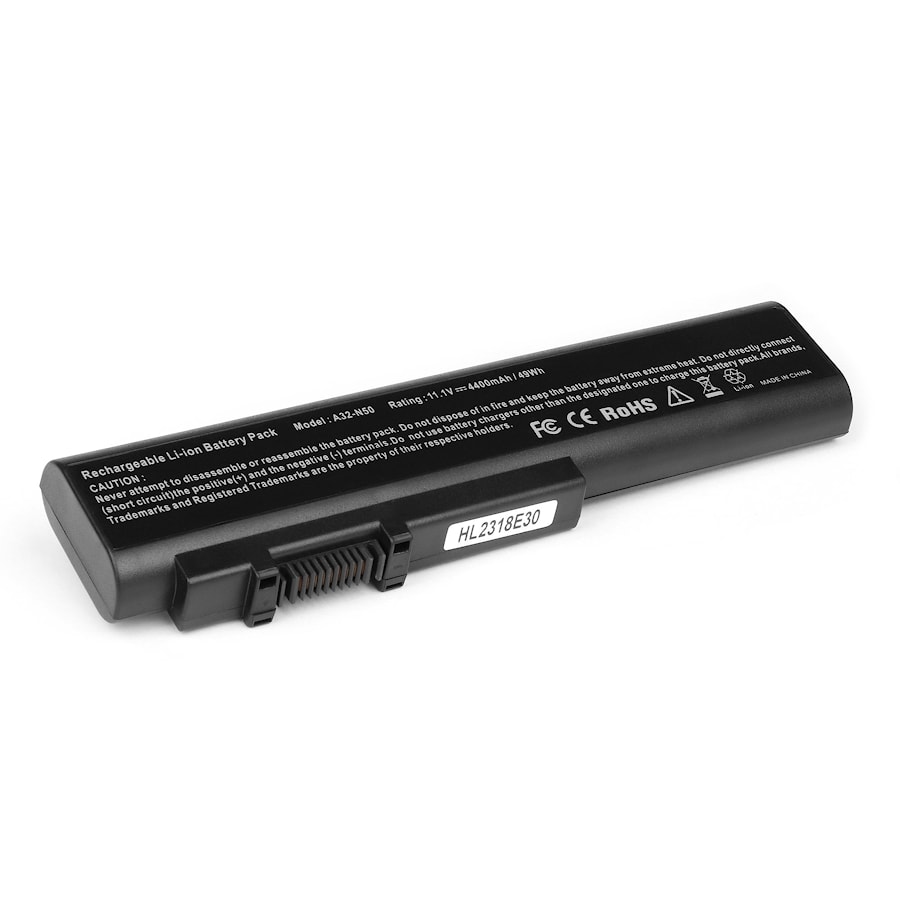 Аккумулятор для ноутбука (батарея) Asus N50, N51 Series.11.1V 4400mAh. PN: A32-N50
