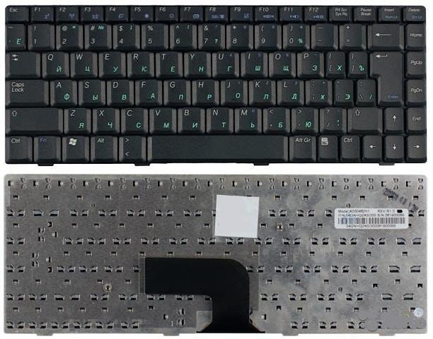 Клавиатура для ноутбука Asus W5, W6, W7, W5000, A8F, черная