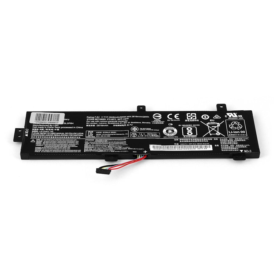 Аккумулятор для ноутбука (батарея) Lenovo IdeaPad 310-15ISK Series. 7.6V 3950mAh PN: L15C2PB3, L15C2PB7