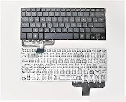 Клавиатура для ноутбука Asus UX301, UX301L, UX301LA серебряная