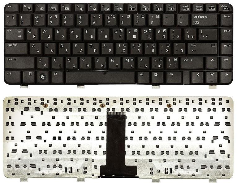 Клавиатура для ноутбука HP Pavilion DV2000, DV2100, DV2200, DV2300, DV2400, DV2500, DV2600, Compaq Presario V3000, V3100, V3200, V3300, V3400 черная
