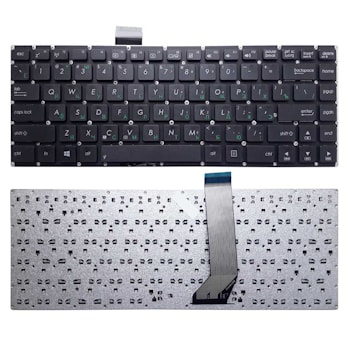 Клавиатура Asus X402, X402C, X402CA, F402, F402C, F402CA черная, без рамки
