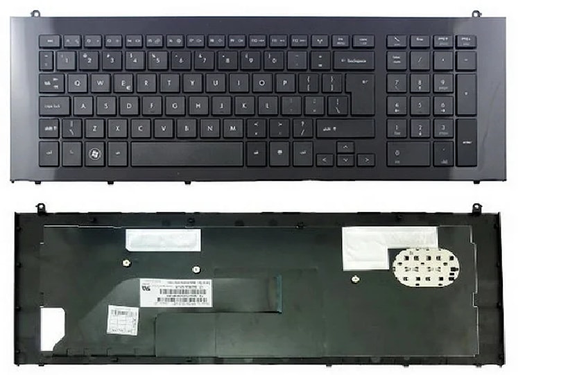 Клавиатура для ноутбука HP Probook 4720, 4720s черная, с рамкой