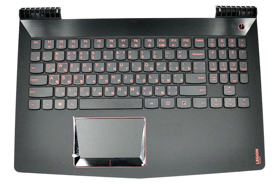 Клавиатура для ноутбука Lenovo Legion Y520-15IKBN черная, с верхней панелью