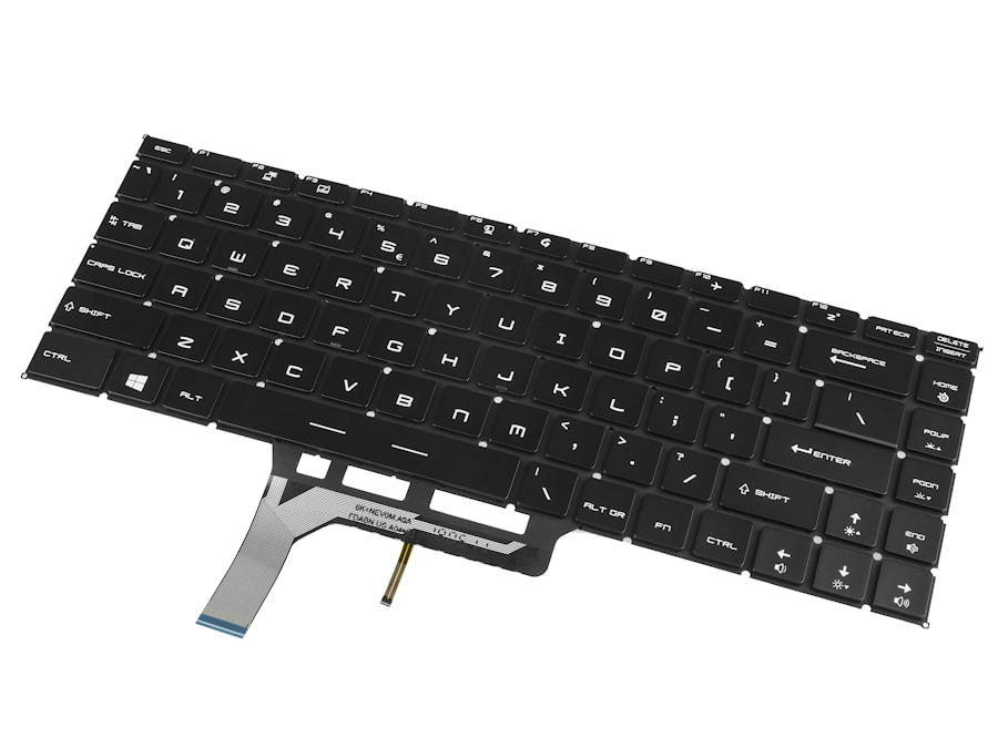 Клавиатура для ноутбука MSI GS65, GS65VR, GF63 черная, с подсветкой