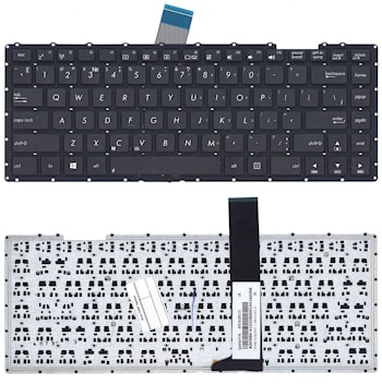 Клавиатура Asus X450 черная, без рамки