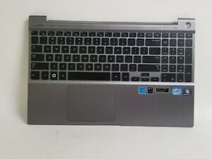 Клавиатура для ноутбука Samsung NP700Z7C черная, с верхней панелью