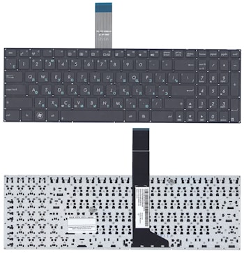 Клавиатура ноутбука Asus X501, X501A, X501U черная
