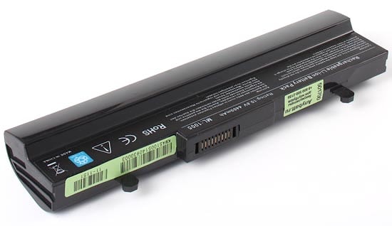 Аккумулятор Asus Eee PC 1001, 1005, 1101, 1001PX, (AL32-1005), 5200mAh, 11.25V черный, ORG