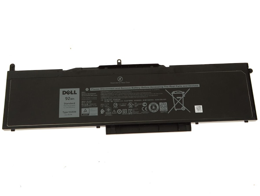 Аккумулятор для Dell Precision 3520, 3530, Latitude 5580, 5591, (VG93N), 92Wh, 7666mAh, 11.4V