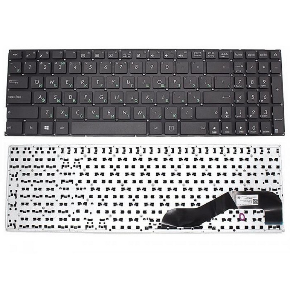 Клавиатура Asus X540, R540, X540L, X540LA, X540CA, X540SA черная, без рамки  