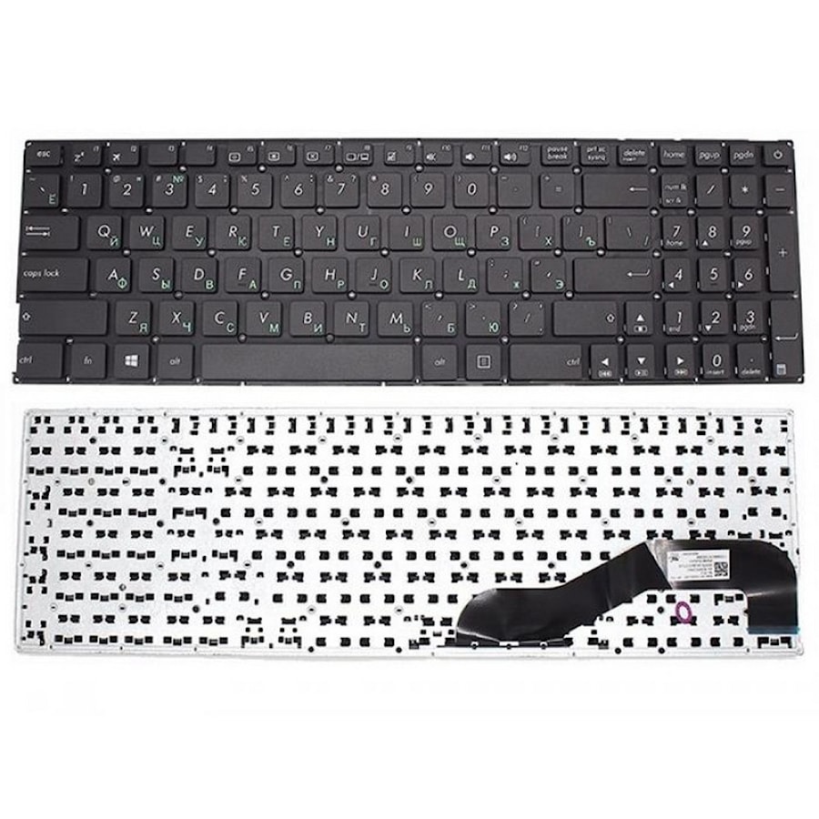 Клавиатура для ноутбука Asus X540, R540, X540L, X540LA, X540CA, X540SA черная, без рамки