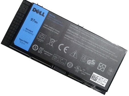 Аккумулятор для Dell Precision M4800, M4600, M4700, M6600, M6700, M6800, (FV993, 0TN1K5), 97Wh, 8310mAh, 11.1V