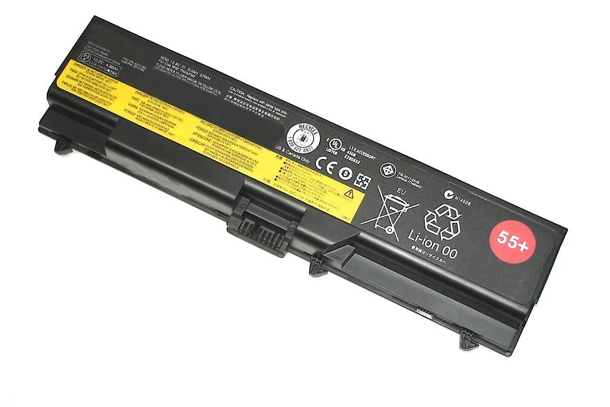 Аккумулятор для ноутбука (батарея) Lenovo ThinkPad L421, L430, L510, L520, SL410, SL510, T420, T430, T520, T530, W510, W520, W530, (45N1000), 7800mAh,