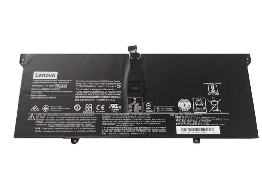 Аккумулятор Lenovo Yoga 920-13ikb, L16M4P60, 8860mAh, 7.68V, ORG