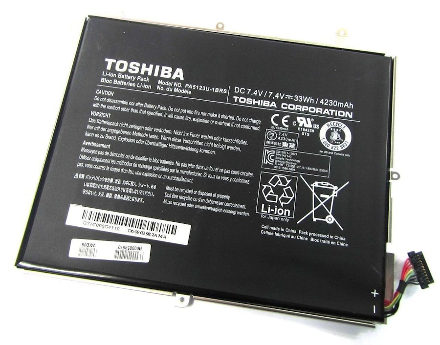 Аккумулятор Toshiba Excite Pro AT10LE-A (PA5123U-1BRS), 4200mAh, 7.4V, ORG
