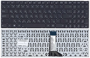Клавиатура Asus X551, A551C, A551CA, F551C, F551CA, F551M, F551MA, P551C, P551CA, X551C, X551CA, X551M, X551MA, X551MAV черная