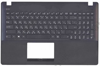 Клавиатура Asus X551 черная, с верхней панелью