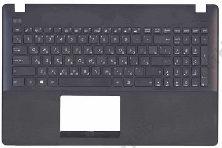 Клавиатура для ноутбука Asus X551 черная, с верхней панелью