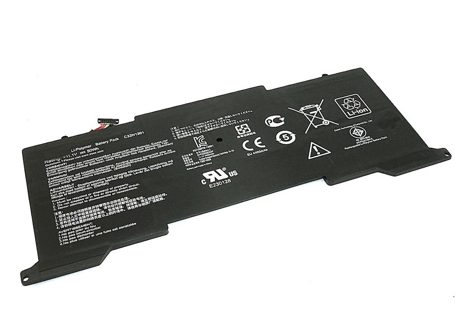 Аккумулятор для ноутбука Asus UX31LA, (C32N1301), 50Wh, 4400mAh, 11.1V