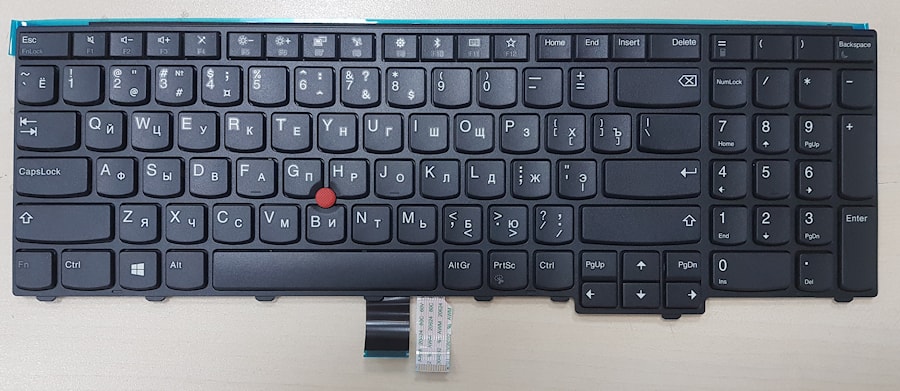 Клавиатура для ноутбука Lenovo Thinkpad ThinkPad L570 черная, с рамкой, с джойстиком