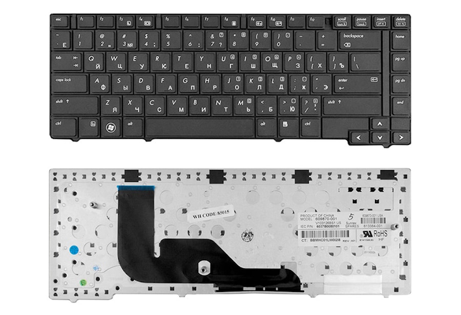 Клавиатура для ноутбука HP Probook 6440b, 6445b, 6450b, 6455b черная