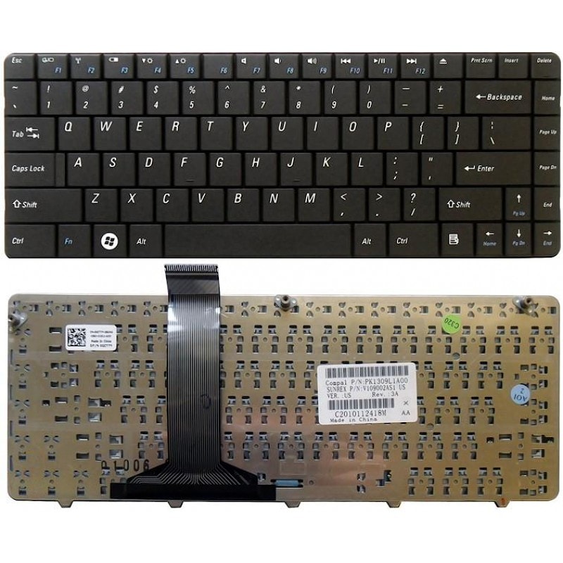 Клавиатура для ноутбука Dell Inspiron 11z, 1110 черная