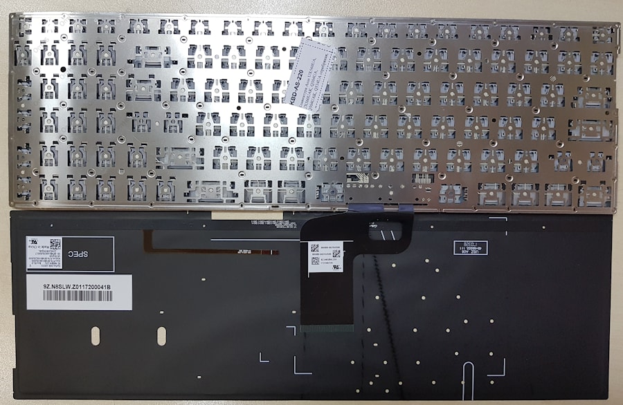 Клавиатура для ноутбука Asus UX560UA, UX560UAK, Q504UA, Q504UAK, Q534UA серебряная, с подсветкой